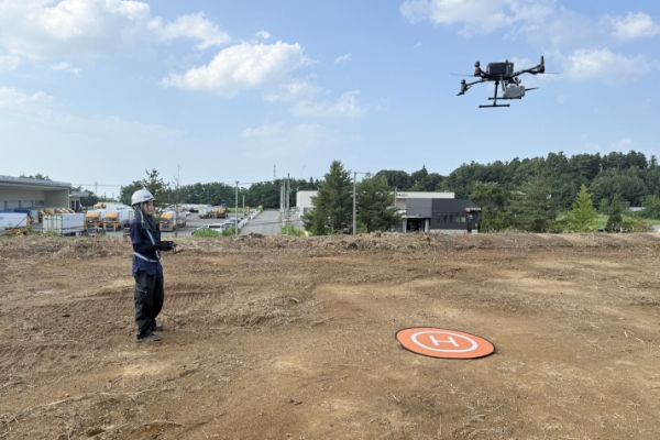 3次元起工測量状況